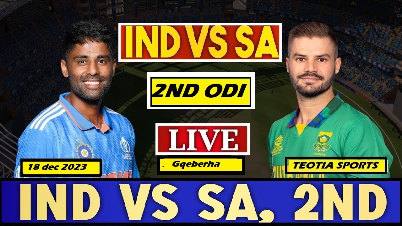 Live Preview IND Vs SA 2nd ODI India Vs South Africa Live India Vs