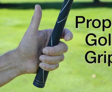 Proper Golf Grip & Holding the Golf Club