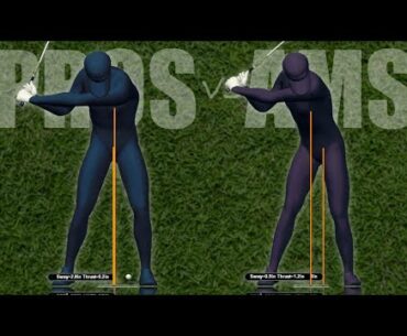 Golf Swing Lateral Motion: Pros vs Ams