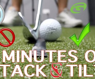 4 minutes on Stack & Tilt | Golf Tips | Lesson 126