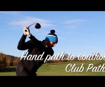 Golf Swing Club path control focusing on your hands NOT the clubhead