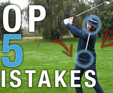 Top 5 GOLF SWING Mistakes | ME AND MY GOLF