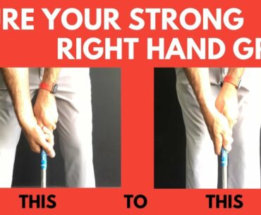 Golf Grip Cure Your Strong Right Hand Grip Quickly