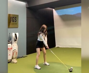 KLPGA 이루리 Pro golf swing - Fantastic looking golf swing  | SWING VIETNAM