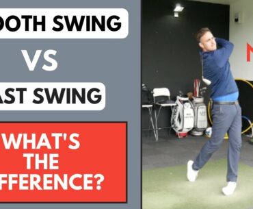 Golf Swing Test - Fast Swing VS Smooth Swing - Whats The Difference?