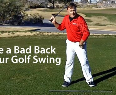 Cure Bad Back Golf Swing