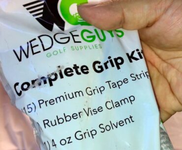 Complete Golf Grip Kit for Regripping Golf Clubs by Wedge Guys