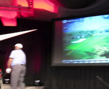 2012 PGA Show - Ken Griffey Jr Golf Swing