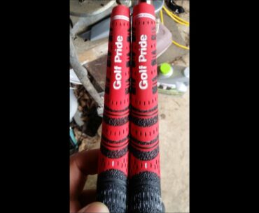 How to line up golf grip installation