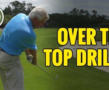 GOLF SWING PLANE DRILLS - HOW TO STOP COMING OVER THE TOP