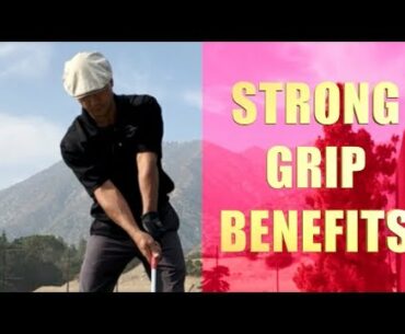 STRONG GRIP DRIVER GOLF SWING