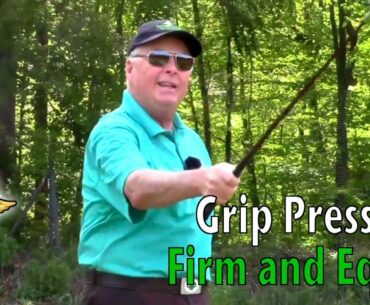Grip Pressure - Firm, Equal for Both Hands - Golf Tip