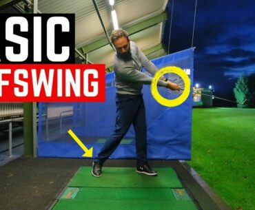 THE MOST BASIC GOLF SWING IN SLOW MOTION