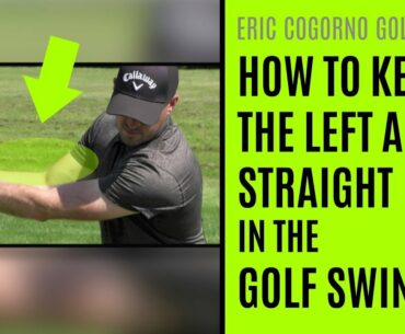 GOLF: How To Keep The Left Arm Straight In The Golf Swing