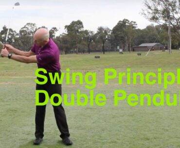 Golf swing like double pendulum