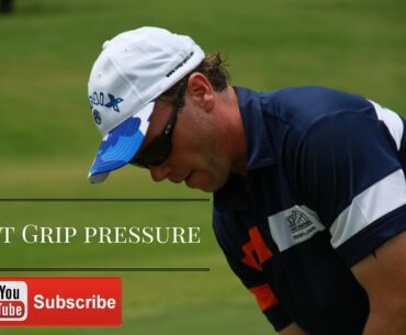 perfect grip pressure  - best grip pressure for your golf club  -  How to have good grip pressure