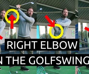 HOW TO MOVE THE RIGHT ELBOW IN THE GOLF SWING MADE EASY