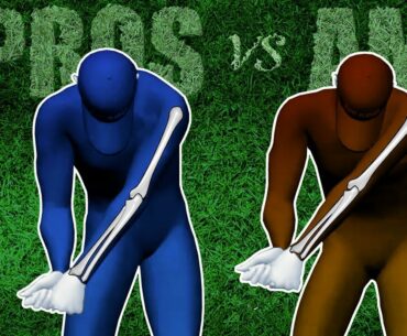 Left Arm Bend In The Golf Swing: Pros vs Ams