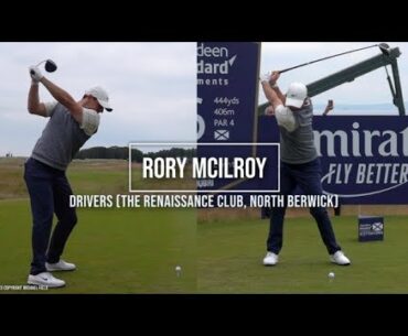 Rory McIlroy Golf Swing Driver(s) (FO & DTL), ASI Scottish Open (North Berwick), July 2019.