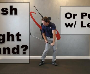 Why You Don't Want Pressure with Right Hand in Golf Swing