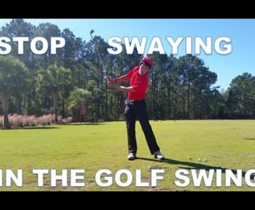 Stop Swaying in the Golf Swing | Tom Saguto, PGA