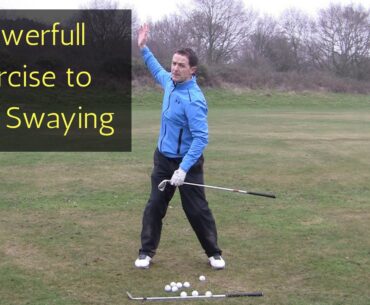 STOP SWAYING OR SLIDING IN THE GOLF SWING