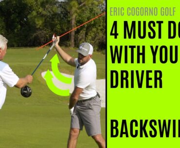 GOLF: 4 MUST DO'S With Your Driver - Backswing (With Scratch Golf Academy)