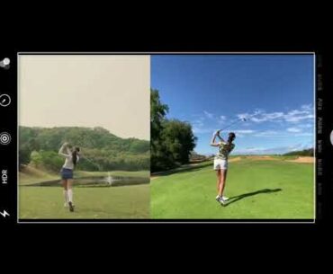 KLPGA Beatiful Women Golfer TAMI KIM GOLF SWING SLOW-MOTION, KLPGA美女プロゴルファーキム畳美女ゴルファーゴル