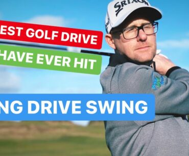 LONGEST GOLF DRIVE I HAVE EVER HIT MY NEW GOLF SWING