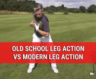 Old School Leg Action vs Modern Leg Action - Golf Swing Tips - DWG