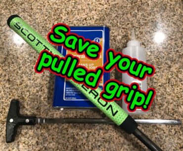 How to Remove and Save Your Golf Club Grip - Easy, Safe and Fast!