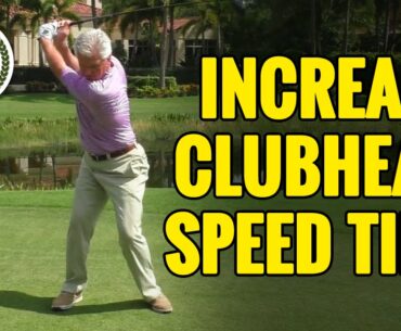 GOLF SWING TIPS - HOW TO INCREASE CLUB HEAD SPEED