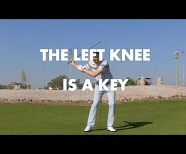 Golf Swing - Left Knee Movement is a Key