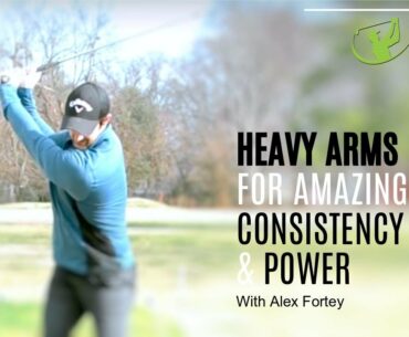 Golf Swing Made Easy And Strain Free With Heavy Arms