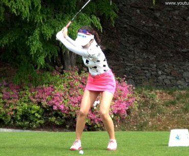 [1080P HD]  AHN Shin-Ae Iron with Practice Golf Swing 2013 (2)_KLPGA Tour