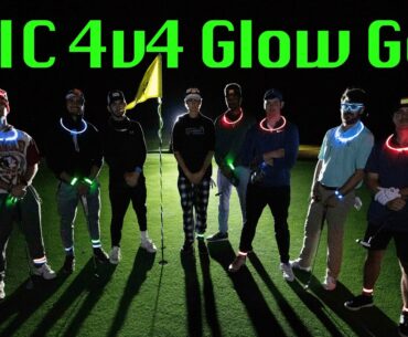 Craziest Golf Moment Caught on Camera! Epic 4v4 Glow Golf