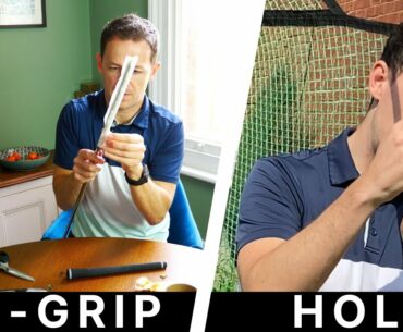 How to Re-grip Your Golf Club AND How to Hold the Golf Club Correctly - 2 in 1 Golf Lesson