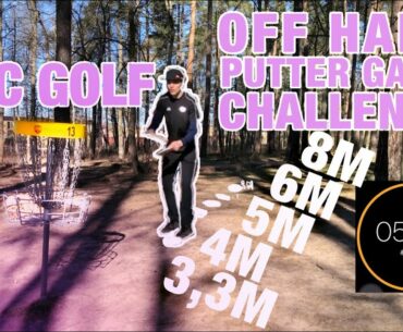 DISC GOLF CHALLENGE | Off Hand Putting Game!