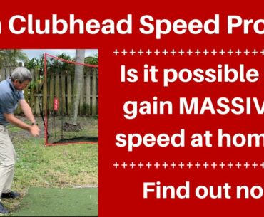 Increase Swing Speed - Golf Project | Training session 1