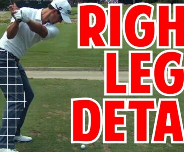 How to Use Your Right Leg in The Golf Swing | Crazy Detail