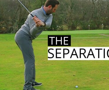 BASIC GOLF SWING TIPS ON HOW TO CREATE A SEPARATION