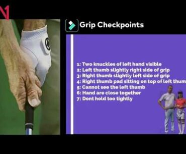 Beginner golf leessson basics-The Grip-Vietnamese Translation