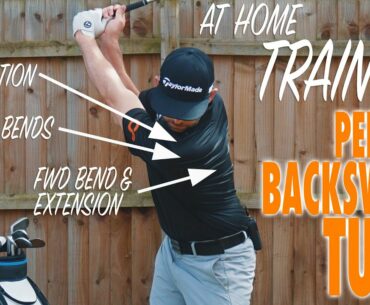 AT HOME TRAINING - 1 DRILL FOR A PERFECT BACKSWING TURN