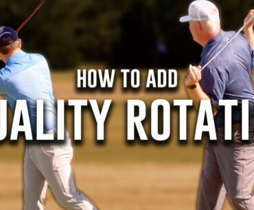 Add QUALITY Rotation To Your Golf Swing INSTANTLY 🔄
