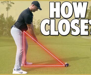 How Close Should You Stand To The Golf Ball?