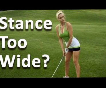 Golf Stance Width - 60 Sec. Golf Tips