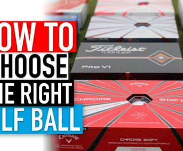 How to choose the right golf ball for YOU!