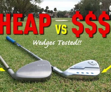CHEAP v EXPENSIVE WEDGE TEST!!! Golf Monthly