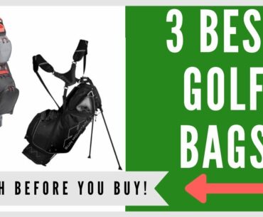 ✅ Golf Bag: 3 Best Golf Bags For The Money