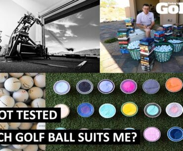 ROBOT TESTED: Which golf ball suits me?
